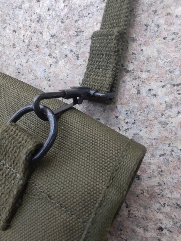 Reproductions WW2 US USMC MARINE CORPS M1943 MILITARY FIELD MAP BAG olive green gallery