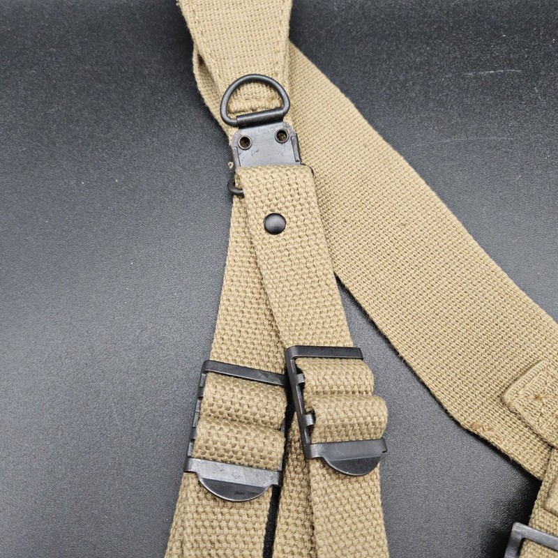 WWII M1936 Combat Field Pack Suspenders 74-S-389 REPRODUCTION gallery