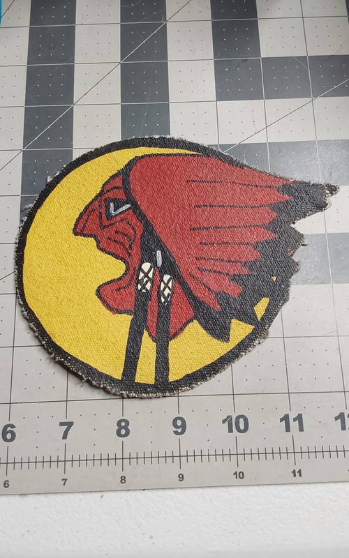 WWII REPRO USN SCOUT BOMBING VS-2 USS LEXINGTON CORAL SEA FLIGHT JACKET PATCH