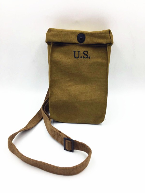 WW2 US ARMY PARATROOPER THOMSO AMMO POUCH ARTICLE 6 CAPACITY POUCH