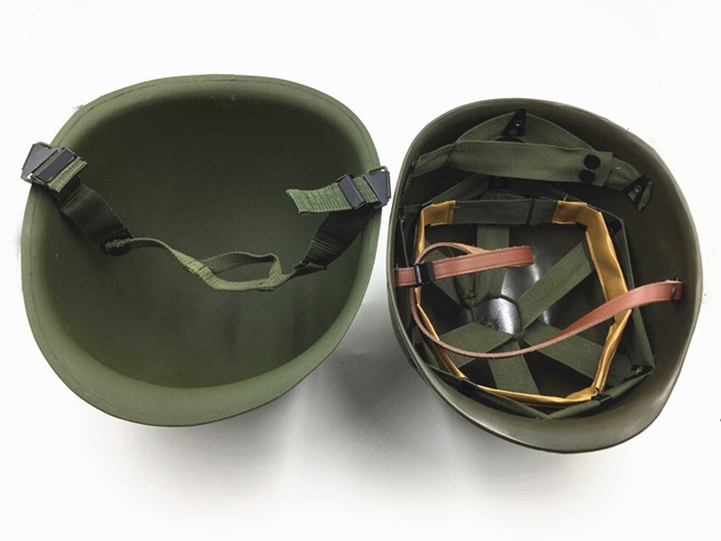 WWII WW2 US Army M1 Helmet -Green Seam America Military Helmet gallery