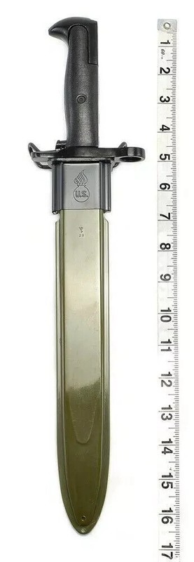 WW2 M1 Garand Bayonet with Scabbard, 16 Inches gallery