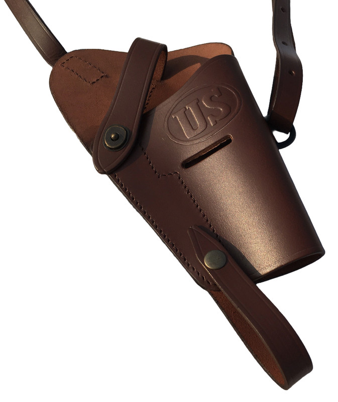 WWII US Army Original M1911 /1911 M3 Colt .45 Pistol Leather Shoulder Holster