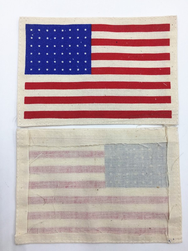WWII WW2 US ARMY AIRBORNE/PARATROOPER 48 STAR AMERICAN FLAG ARM BAND gallery