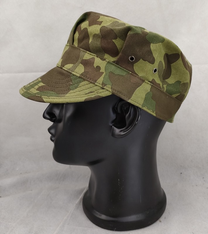 WW2 US HBT UTILITY CAP VINTAGE USMC CAMOUFLAGE MARINE CORPS FIELD HAT SIZE XL gallery