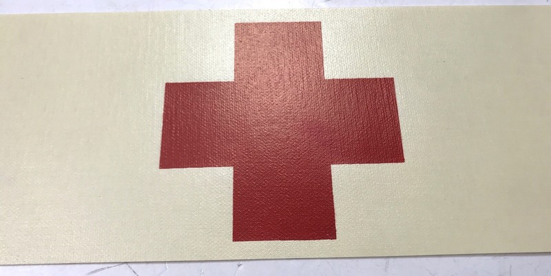 WWII US MEDIC SLEEVE ARM BRASSARD INSIGNIA gallery
