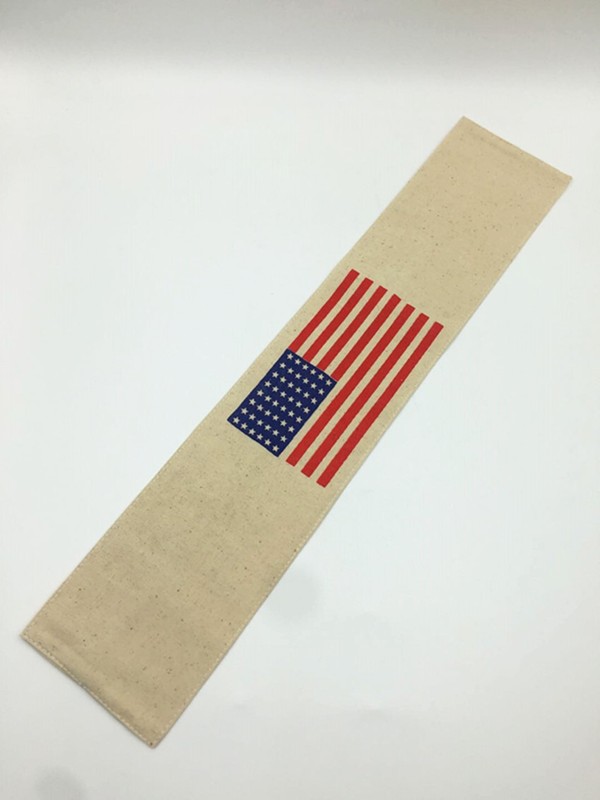 WW2 US ARMY AIRBORNE/PARATROOPER 48 STAR AMERICAN FLAG ARM BAND-12X50CM. gallery