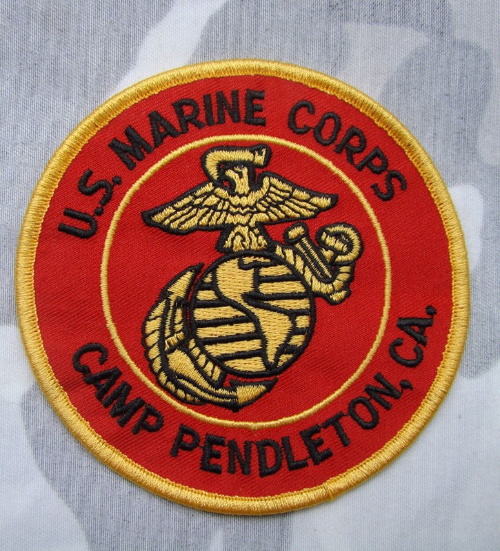 MARINE CORPS USMC U.S. CAMP PENDLETON EMBROIDERED JACKET UNIFORM MILITARY PATCH