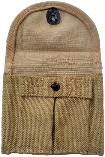 (Set of 5) US Military M1 Carbine Ammo Pouches - WWII Era Khaki gallery