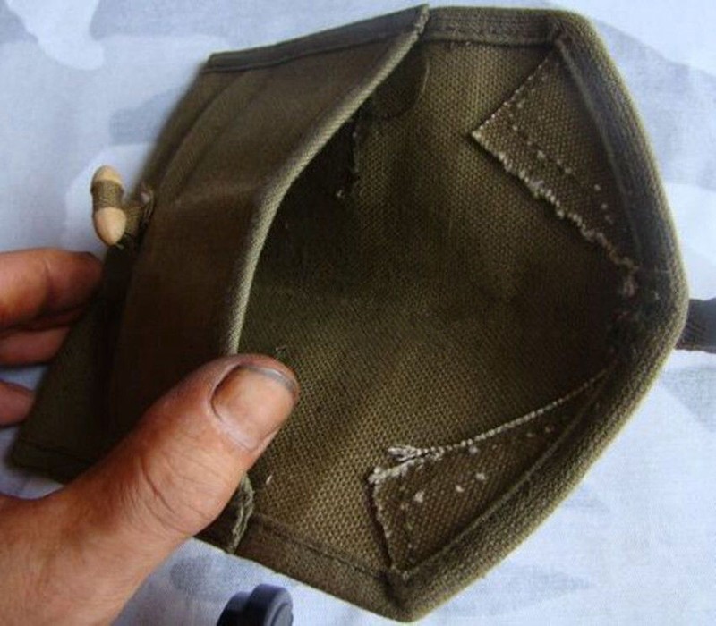 1PCS WWII WW2 US ARMY USMC FIRST AID 1943 CANVAS AMMO POUCH 1ST AID GEAR gallery