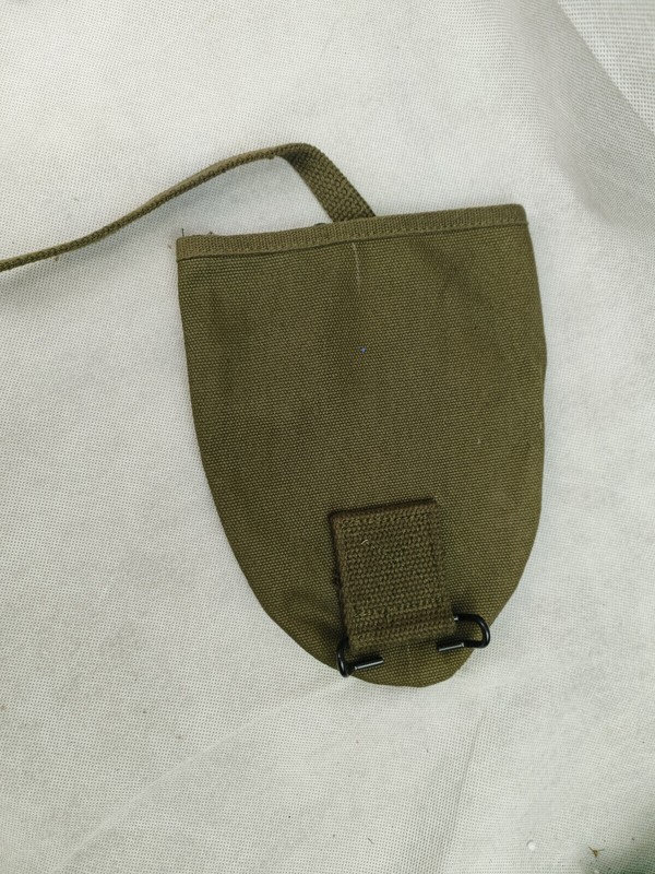 VIETNAM WAR US ARMY USMC MARINE M1910 T-HANDLE SHOVEL CANVAS COVER POUCH gallery