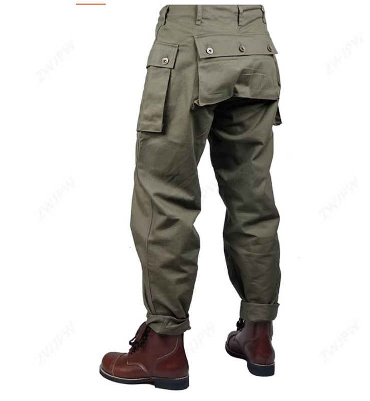 World War II US Army HBT USMC P44 Trousers Pants Size 32R gallery