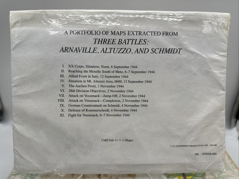 SEALED Portfolio of Maps Extracted From ARNAVILLE ALTUZZO SCHMIDT 1993