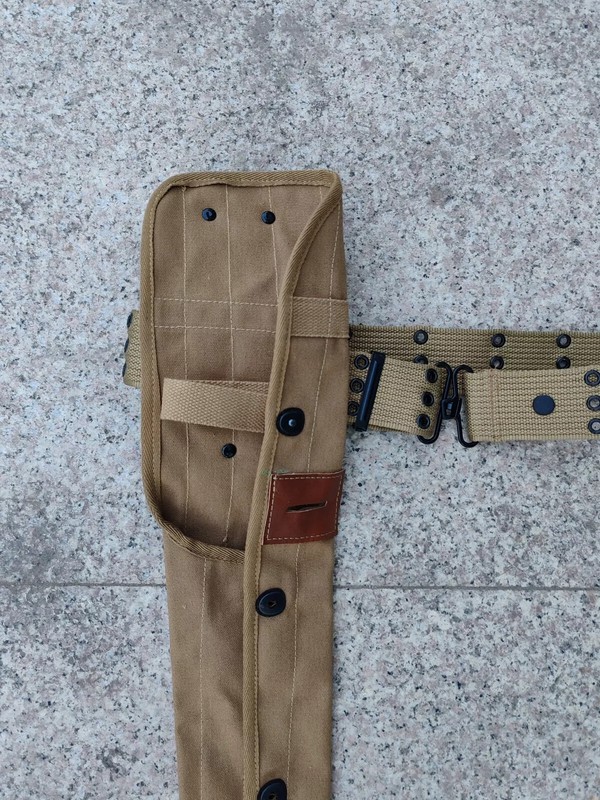 WW2 US ARMY M36 WEBBING BELT AND M1 CARBINE CANVAS BAG EQUIPMENT SET gallery