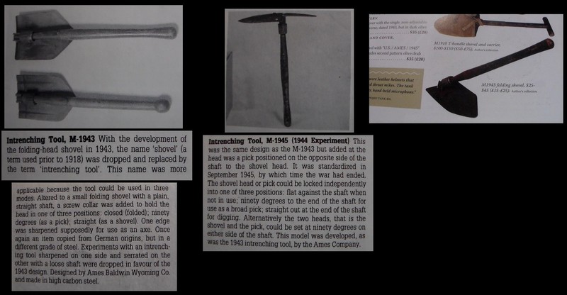 Reproduction US WW2 Style M-1945 Folding Shovel Entrenching E-Tool (USED) gallery