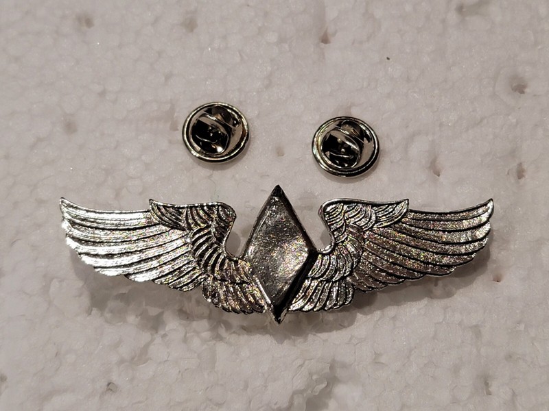 Reproduction WW2 WASP Wings Womens Air Service Pilot Clutch Back 788