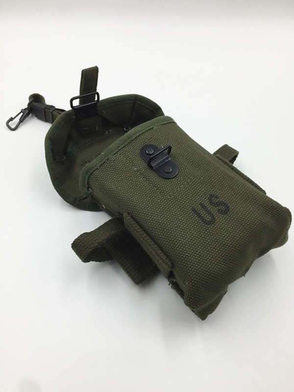 WWII WW2 US Vietnam War Army M1956 M14 Long Pack Bag Pouch Tool Kit Outdoor gallery