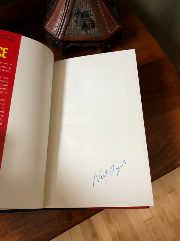 NEWT GINGRICH **FLAT SIGNED** VENGEANCE BOOK FORMER SPEAKER OF THE HOUSE !! gallery