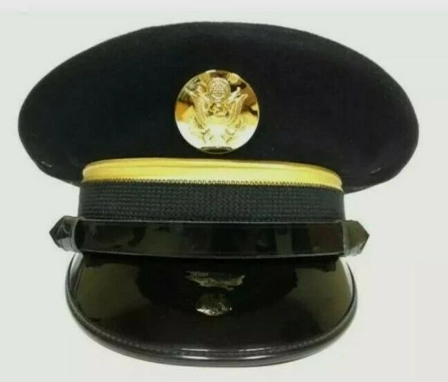 Hat Cap kepi – CUSTOM U.S. Army Fur Felt Enlisted Dress Blue Service IMPERIAL