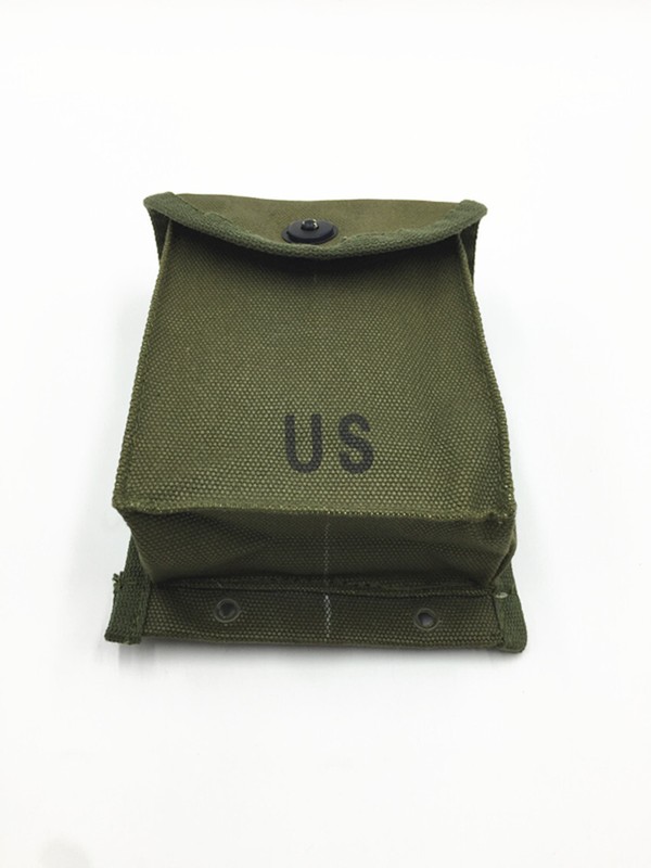 Reproduction The Korean War US Army 30RD M14 CARBINE Army Green Canvas Pouch gallery