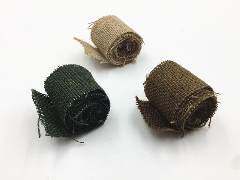 WW2 US Army Airborne M1 Helmet Scrim Camouflage Three Colors As Pics (No Helmet) gallery
