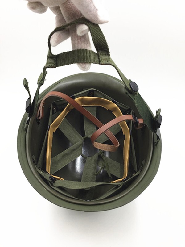 WWII WW2 US Army M1 Helmet -Green Seam America Military Helmet gallery