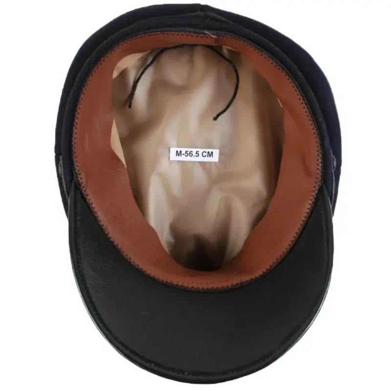 Lion of Judah Ethiopian Repro Hat Naval Blue Visor Cap With Oakleaves Handmade gallery