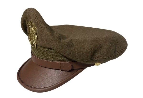WW2 USAAF US ARMY OFFICERS UNIFORM VISOR HAT CRUSHER STYLE Wool CAP all size gallery