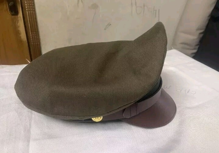 US Army Officers Visor Cap - Chocolate - All Sizes Repro WW2 Crusher Service Hat gallery