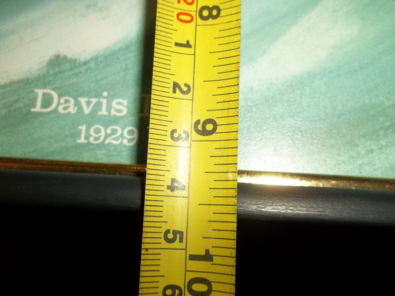 DAVIS D-1 1929 FRAMED PICTURE APPROX 12-1/2" X 9-1/2" (J2) gallery
