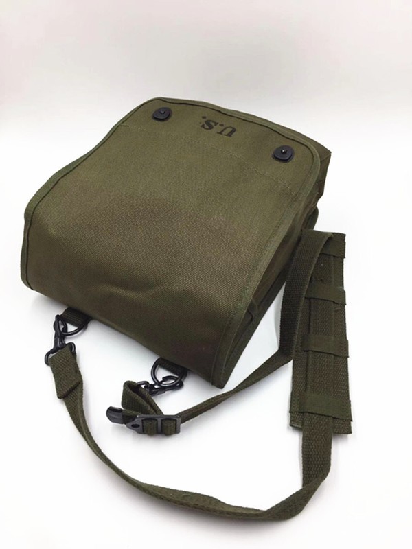 US Map Case Shoulder Bag Canvas Olive Green WW2 Reproduction gallery
