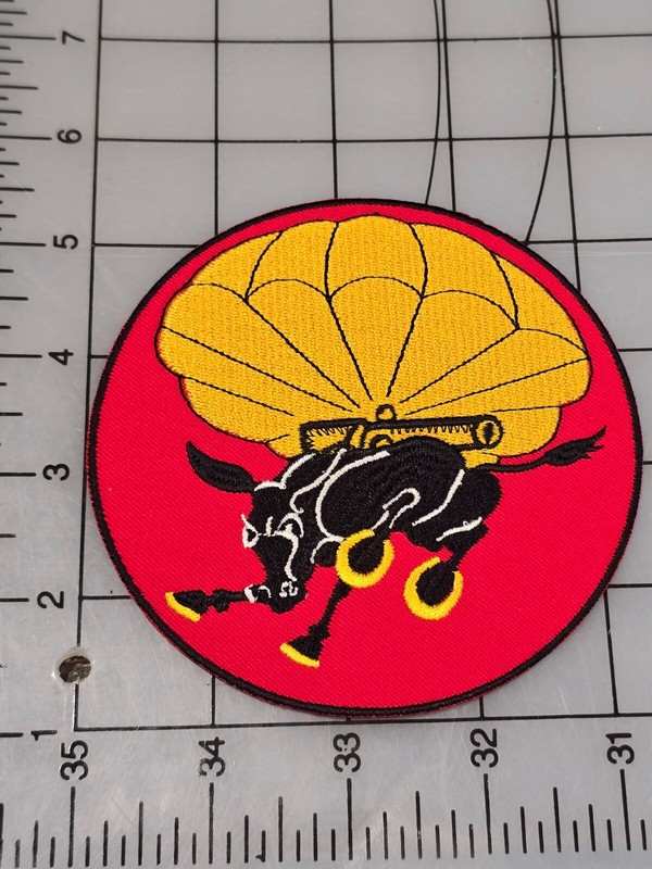 Reproduction WW2 US Army Airborne 460 Parachute Field Artillery 3284 gallery
