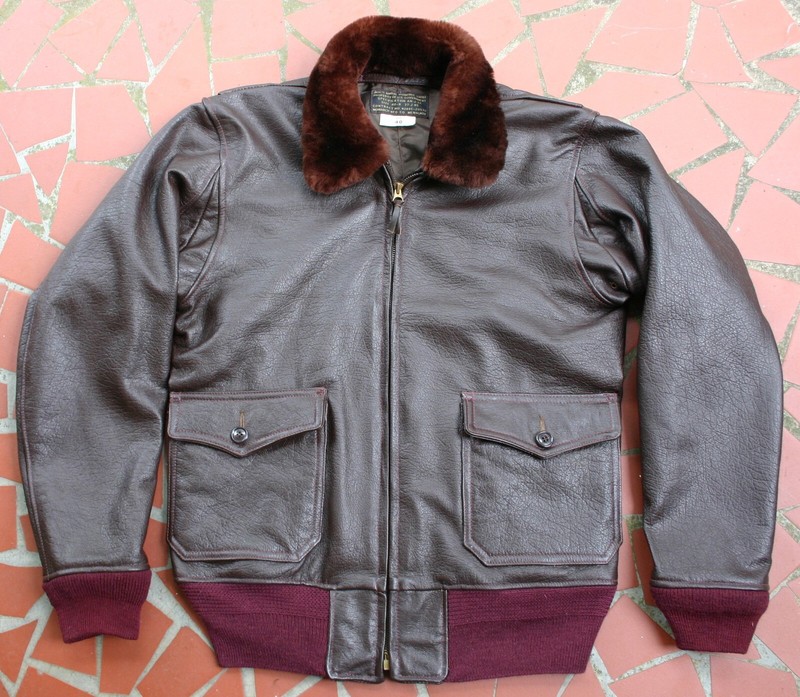 MONARCH USN WW-2 AN-J-3A WW-2 MODEL LEATHER FLIGHT JACKET BUILD gallery