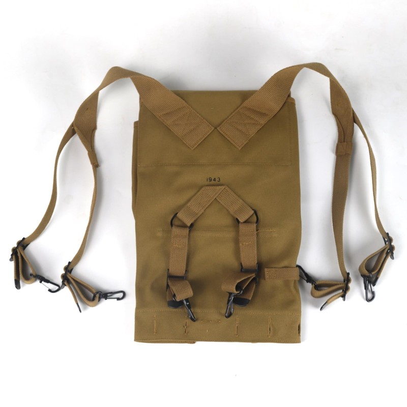 WW2 WWII US M1928 Haversack Canvas Backpack - Military Reproduction Gear gallery