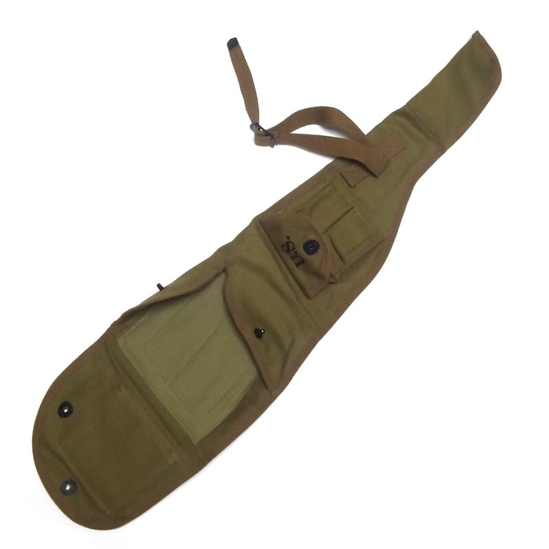 WWII US M1A1 Carbine Bag Folding M1 Canvas Cover M1 Ammo Pouch Bag For M1A1 gallery