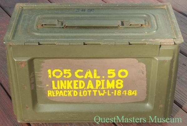 U.S. WWII .50 Cal. Ammo Box Stencil, - Stencil 001 gallery