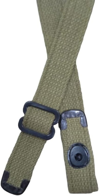 WWII US M1 Carbine Classic Reproduction Sling & Double 1943 Magazine Pouch OD Gr gallery