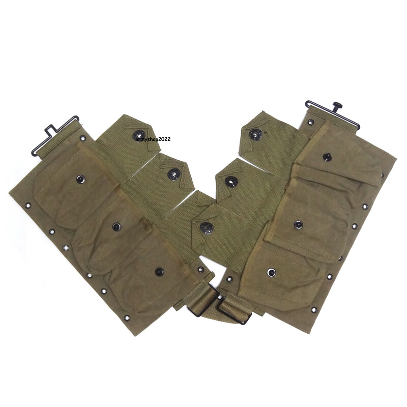 Military WWII US Army Paratrooper Infantry Bar Equipment Belt Pouch gallery