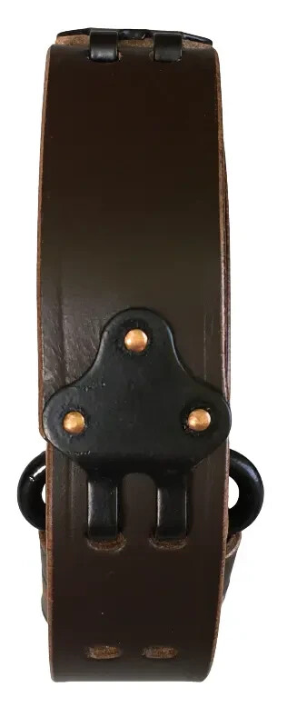 M1 Garand Leather Sling Steel Fitting Dark Brown with Extra Keepers gallery