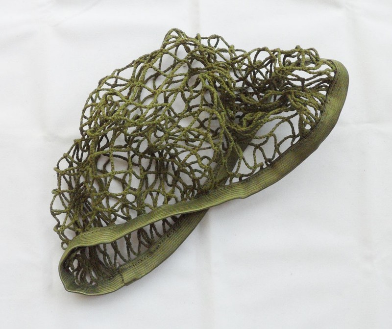 WWII US M1 Helmet Net Cover Camo Linen strip，Exclude Helmet gallery