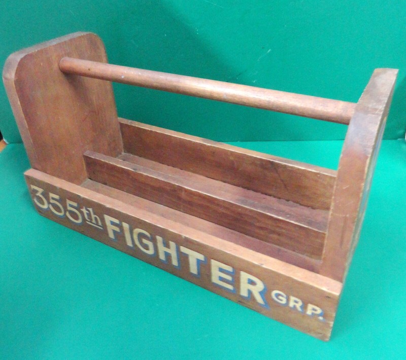 355TH FIGHTER GROUP SQUADRON ARTIST WOOD CASE