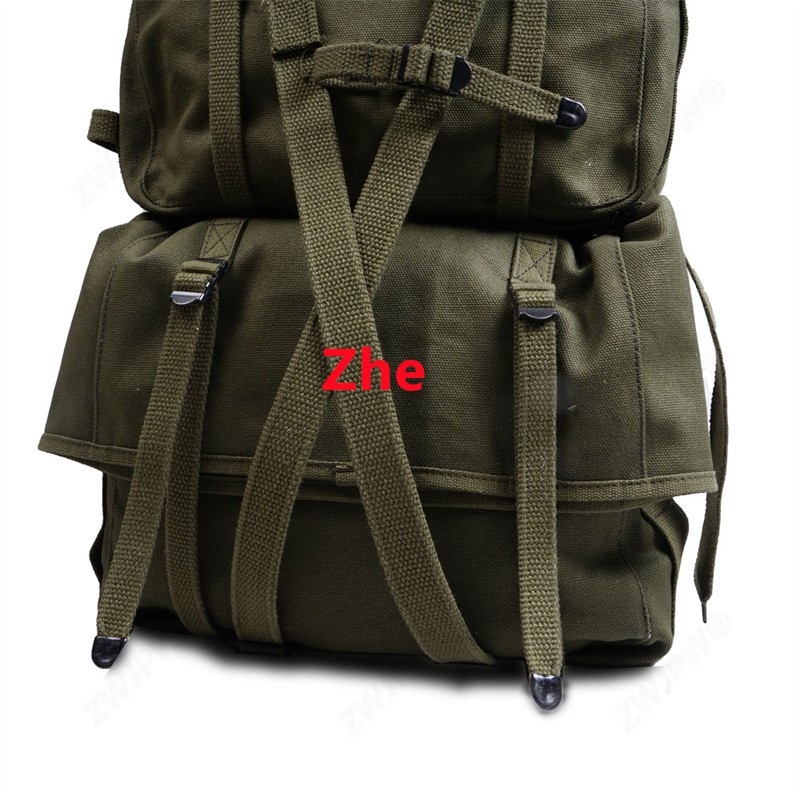 Replica USMC M1944 WW2 Haversack Military Backpack Upper+lower Bag Set gallery