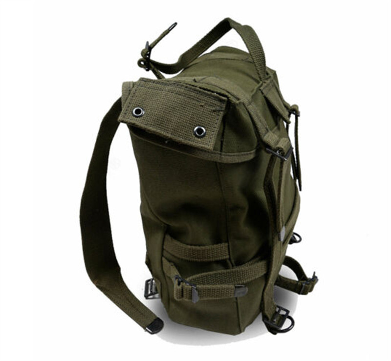 WW2 US M1945 Outdoor Haversack Military Backpack Set X Strap Replica gallery