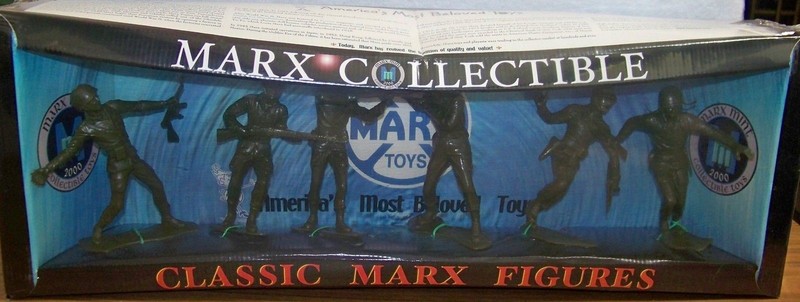 Marx Toys, WW II Series, Set of 6 inch figures Marines gallery