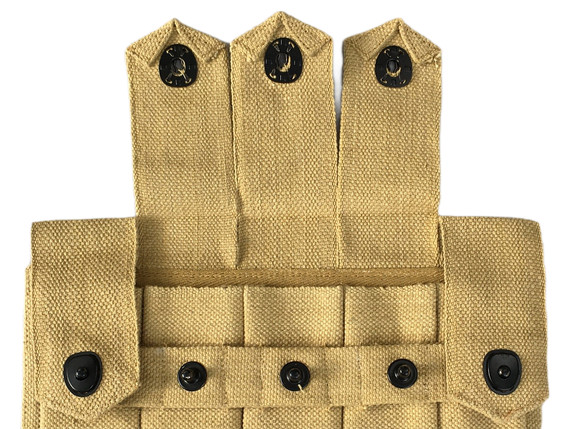 U.S USGI WWII 5 Pocket Canvas Pouch with M1903 Thompson SMG Kerr Pattern Sling gallery