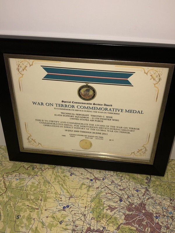 SCSA - DEFENSE OF THE AMERICAS COMMEMORATIVE MEDAL CERTIFICATE ~ Type 1 gallery