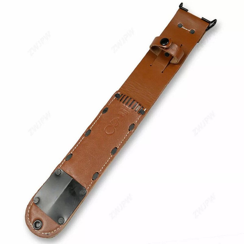 replica WWII US PARATROOPER M6 FIGHTING KNIFE LEATHER CARRY SCABBARD COVER