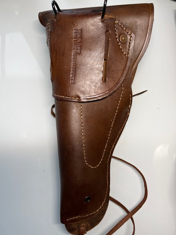 U.S. WW II STYLE 1911 HOLSTER , BELT & MAG POUCH. WINDLASS LEATHER REPRODUCTIONS gallery