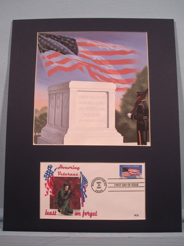 Honoring American Veterans & The Tomb of the Unknown Soldier & First Day Cover