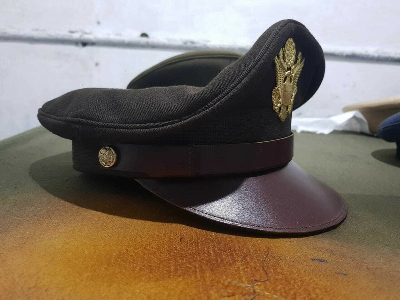 WW2 WWII USA Military Crusher Hat Caps Headwear's High Quality Reproduction New gallery